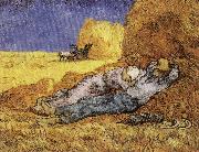 The Siesta Vincent Van Gogh